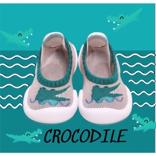 Chính hãng ggomoosin giày tập đi cho bé cưng- crocodile