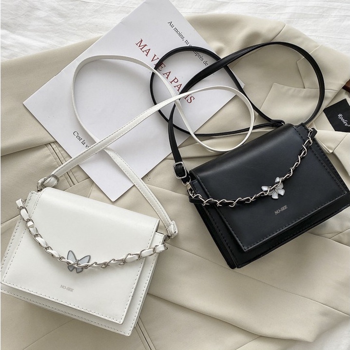 Túi Đeo Vai Họa Tiết Bướm Xinh Xắn Thời Trang