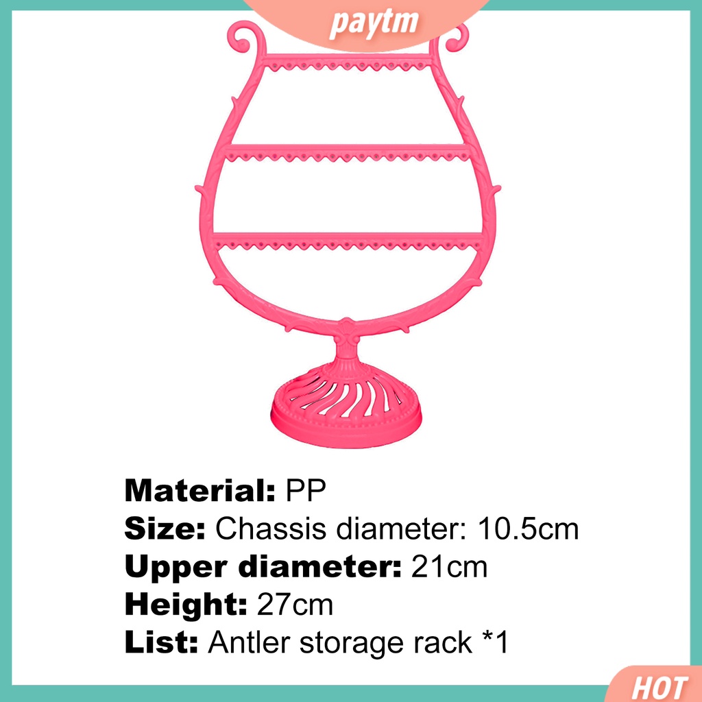 [PTM] Giá Treo Bông Tai Bằng PP Chất Lượng Cao Hình Cây Gạc Hươu Sáng Tạo Cho Phòng Ngủ