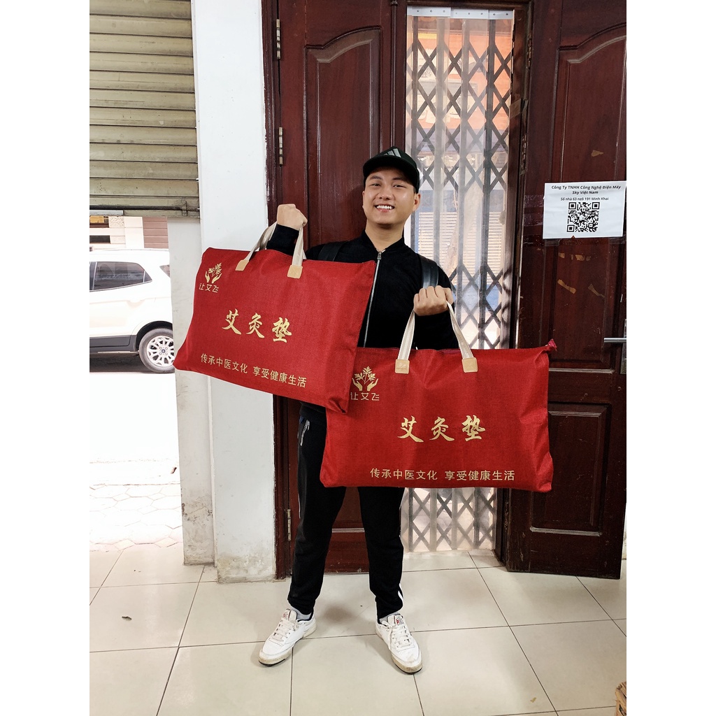 Thảm ngải cứu đông y nội địa trung sưởi ấm, hỗ trợ đau mỏi vai gáy, nhức mỏi xương khớp, mẹ sau sinh