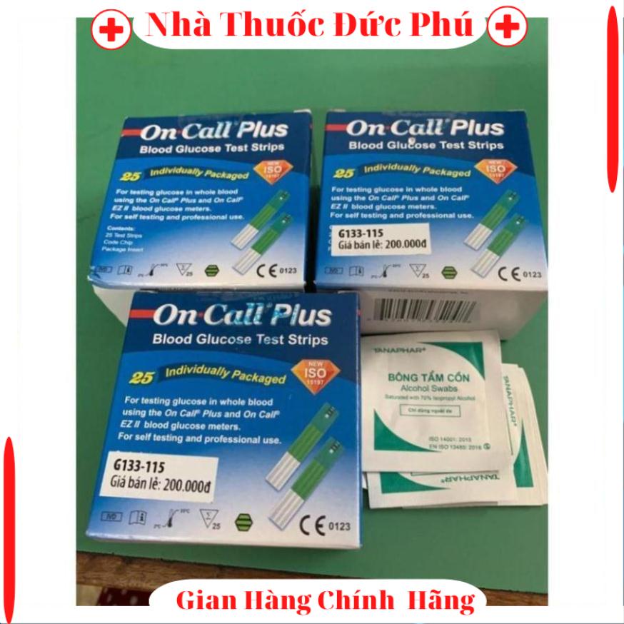 - Dùng Cho Máy Đo Đường Huyết On-Call Plus h h b .