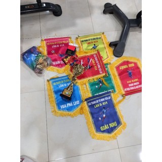 combo cờ và huy chương có in