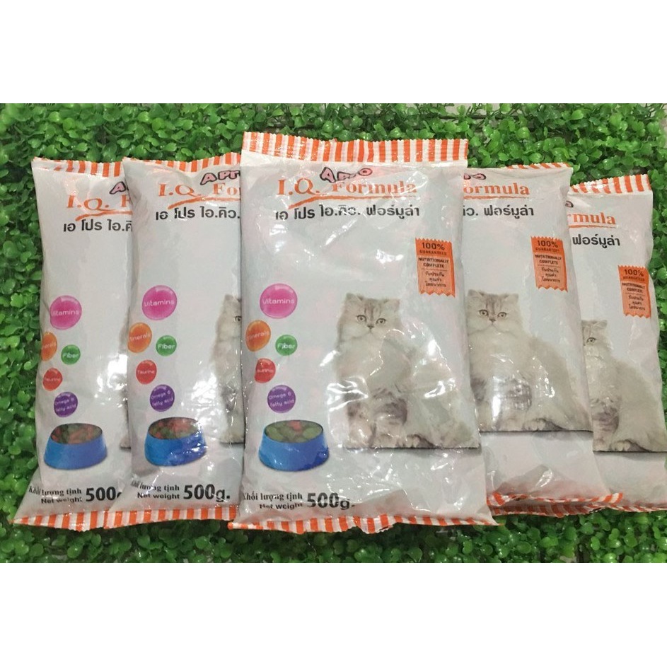 Combo 5 goi Thức Ăn Cho Mèo Apro IQ Formula Gói 500g