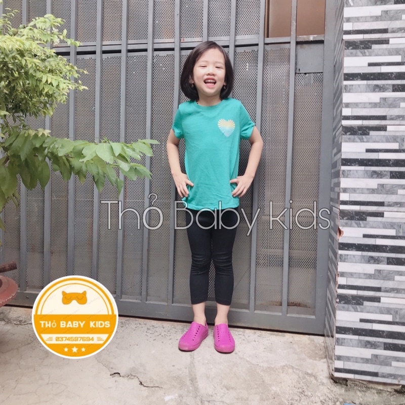 Áo cộc tay xuất dư bé gái old navy, áo thun ngắn tay thỏ baby kids