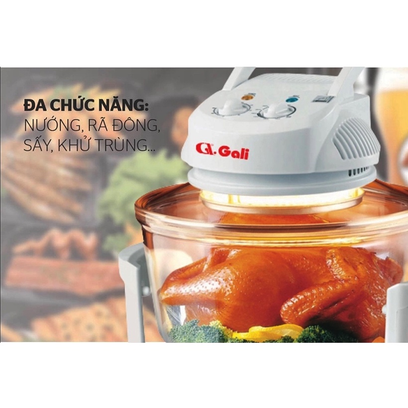 Lò nướng thủy tinh 12 lít GALI GL-1117A