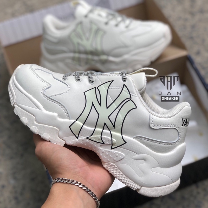 Giày MLB Bigball Chunky NY Trắng Chính hãng