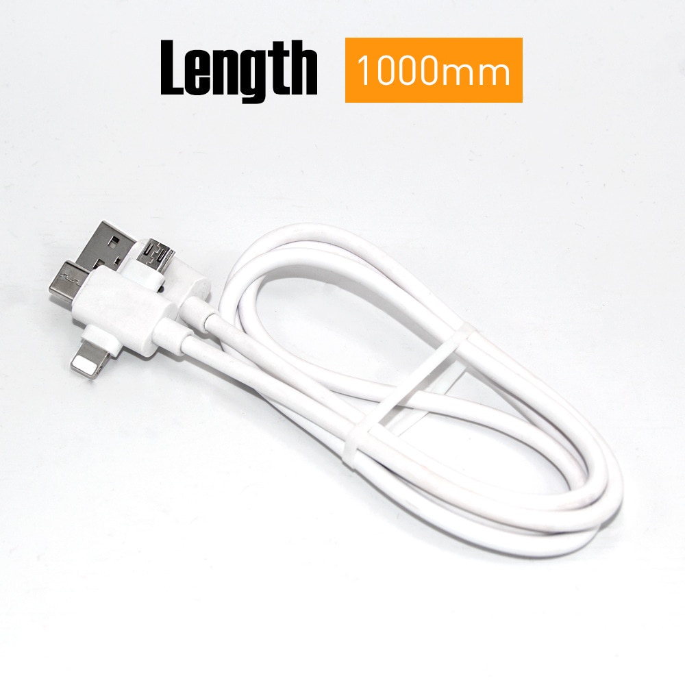 Dây Cáp Sạc Nhanh USB Loại C 3 Trong 1 Cho iPhone 12 pro max