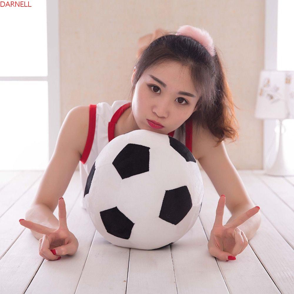Gối Nhồi Bông Hình Quả Bóng Đá Trang Trí Phòng Khách Cho Bé