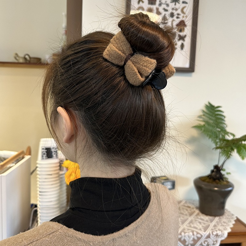 Kẹp Tóc Đính Nơ Phong Cách Hàn Quốc Thời Trang Cho Nữ