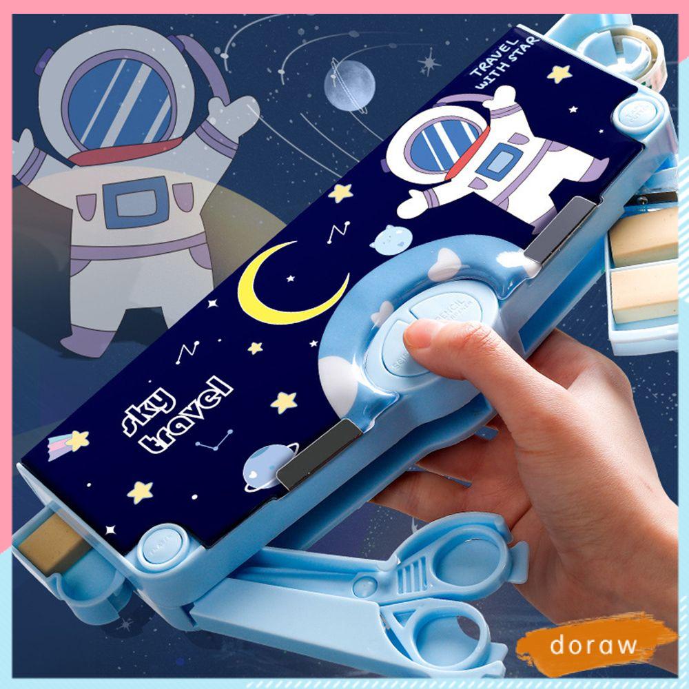 Đồ Chuốt Bút Chì Đa Năng Hình Phi Hành Gia Hoạt Hình Dành Cho Bé Trai Và Bé Gái