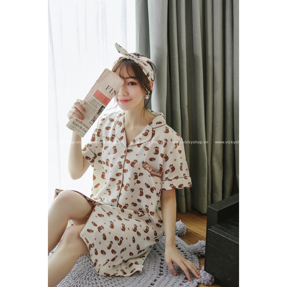 Đầm Ngủ sơ mi QC Cao Cấp ,Form suông Kiểu dáng siêu xinh .D645