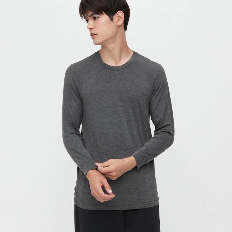 Áo giữ nhiệt nam cổ lọ, cổ tròn, cổ tim Áo heatech dài tay Uniqlo tag Nhật