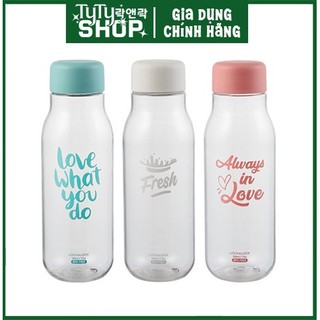 Bình nước Lock&Lock Milky dung tích 500ml nhựa PET BPA Free HAP654 - HÀNG CHÍNH HÃNG