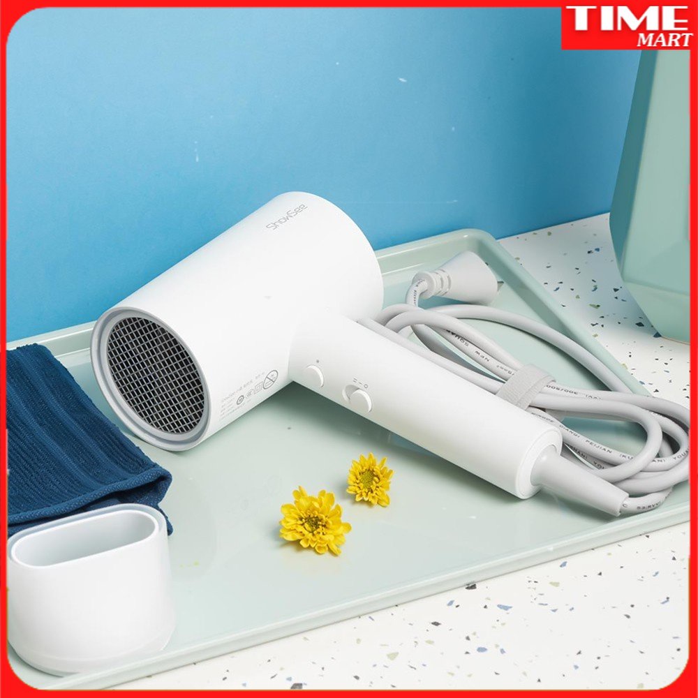 Máy sấy tóc bổ sung ion âm Xiaomi Youpin SHOWSEE A1-1800W. Cao cấp chống xù rối khô tóc [TIME-MART]