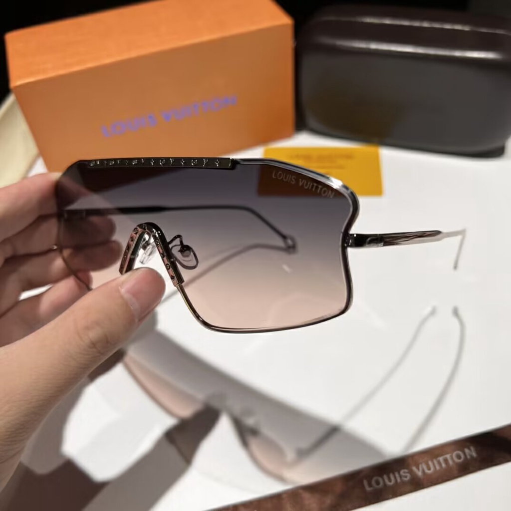 Kính Mát LV Gọng Kim Loại Phong Cách Vintage Sang Trọng Cho Nam Và Nữ