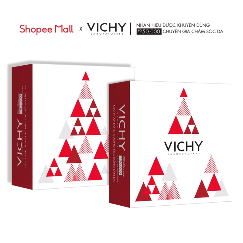 [HOLIDAY BOX VICHY] Bộ sản phẩm phục hồi, ngừa đốm nâu, thâm nám và bảo vệ da Vichy Mineral 89 serum