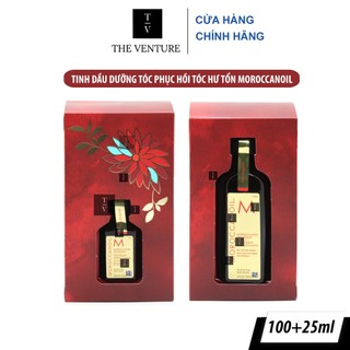 Limted tết 2023 - bộ sản phẩm tinh dầu dưỡng tóc moroccanoil treatment original - 100ml & 25ml