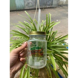 Ly Thủy Tinh có quai 450ml - hàng km mirinda