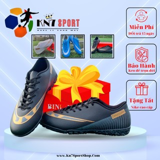 Giày bóng đá CR7 Mercurial F1 đinh TF tặng kèm Tất dệt kim cao cấp hoặc Băng keo thể thao