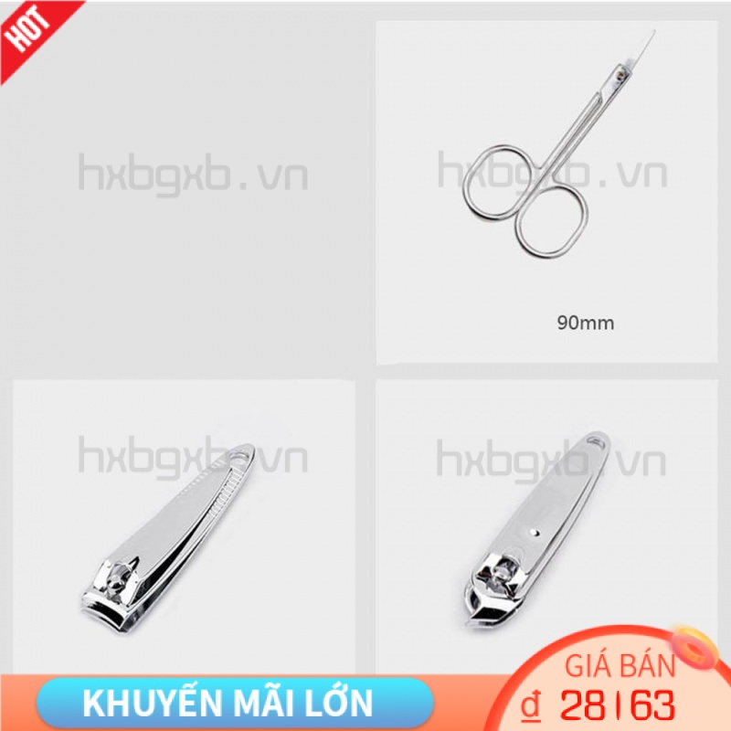 [Hàng mới về] Set 7 dụng cụ cắt móng chuyên nghiệp kèm hộp đựng