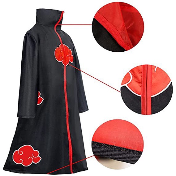 Áo Choàng Hóa Trang Nhân Vật Uchiha Tobi Obito Akatsuki