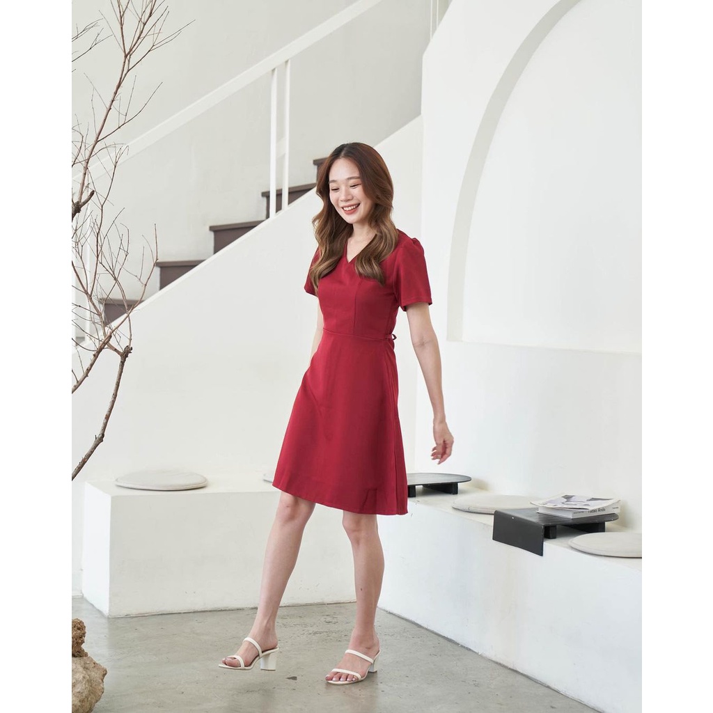 LIGAM - ĐẦM ĐỎ KATIE DRESS