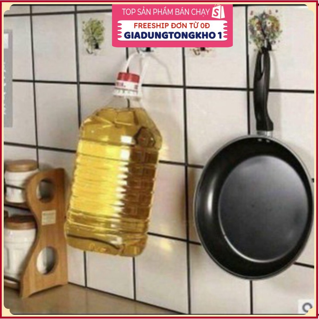 (Bán Buôn Sỉ) Combo 10 Móc dán tường siêu dính in hình 3D Độc Đáo T2