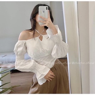 Áo baby doll cúp ngực đan dây chéo