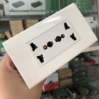 Nhân, module, ổ cắm điện 3 chấu đa năng lắp mặt Panasonic