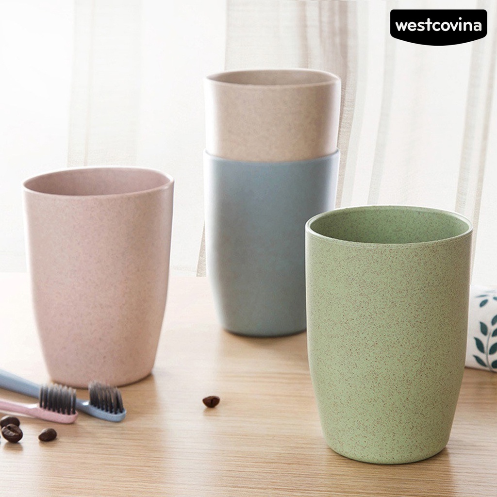[WEST]⚘Cốc Đựng Bàn Chải Đánh Răng Tiết Kiệm Không Gian Bằng PP Không Vỡ Tiện Dụng Cho Nhà Bếp / Phòng Tắm