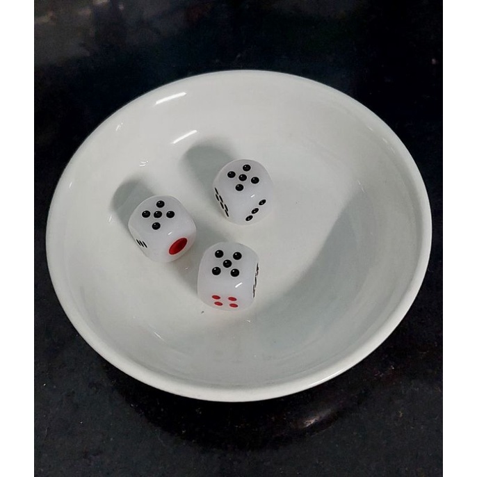 Combo 3 Hột tài xỉu mắt hí/hột lắc xí ngầu mắt hí, mắt nhỏ