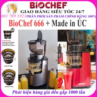 Máy ép trái cây Biochef 666 - Hàng chính hãng - Nguyên seal