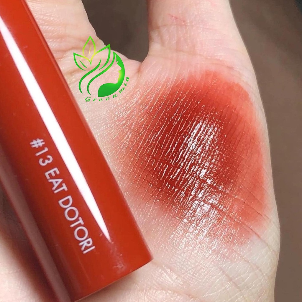 Son Romand Bóng Juicy Lasting Tint Màu 13 Eat Dotori Đỏ Nâu Gạch Ấm Áp 5 ML