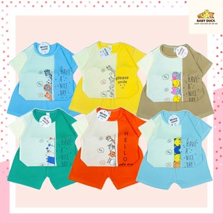 Quần áo bé trai và bé gái tay ngắn chất liệu thun lạnh thoáng mát size 90-130cm