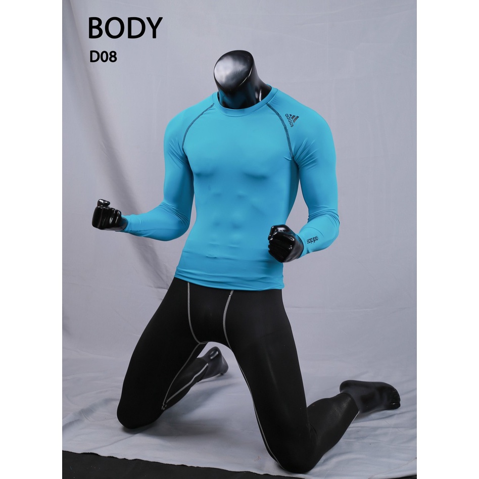 Áo thun nam tay dài ĐÔNG DƯƠNG, Áo giữ nhiệt thể thao nam co giãn, giữ ấm, màu sắc trẻ trung và năng động