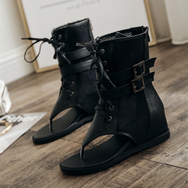 Giày Sandal Đế Xuồng Hở Ngón Phối Lưới Thoáng Khí Thoải Mái Thời Trang Xuân Hè 2023 Cho Nữ