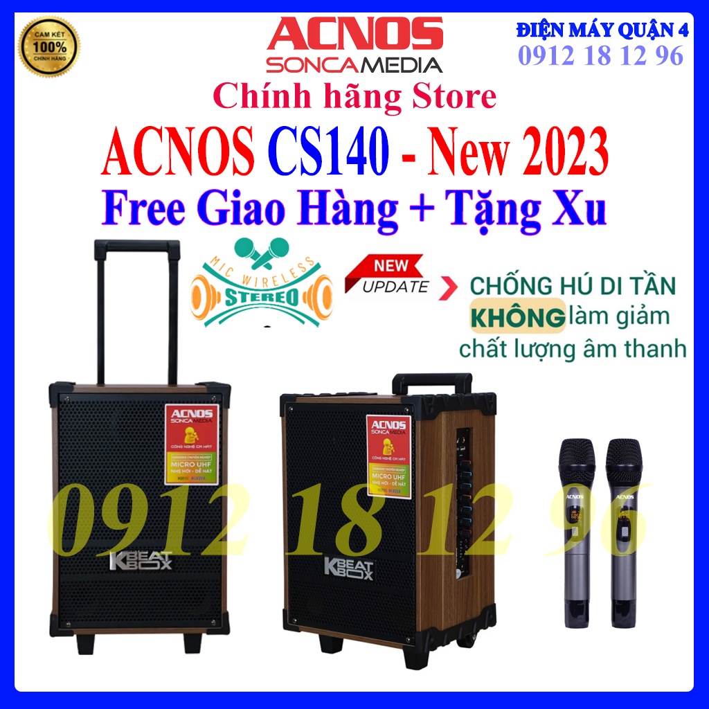 Loa Karaoke Acnos CS140 New 2023, Hàng chính hãng, Mới 100%