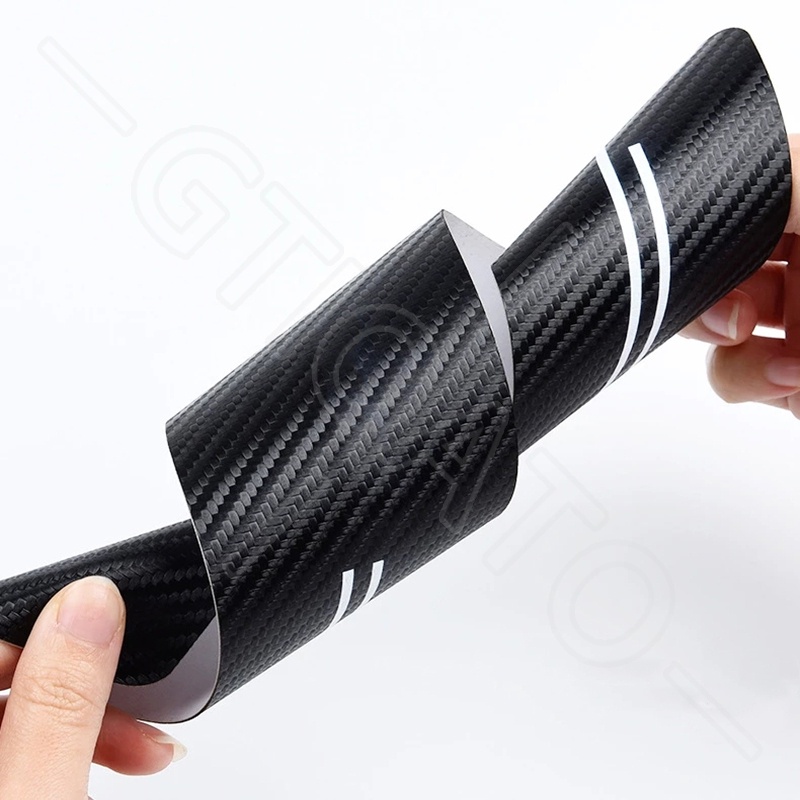 GTIOATO Cho Toyota GR 4 Chiếc Dán Cửa Ô Tô Sợi Carbon Nẹp Chống Xước Ô Tô Miếng Dán Chống Xước Trầy Ô Tô Miếng Dán Bảo Vệ Viền Cửa Xe Hơi Miếng Dán Xe Trang Trí ô Tô Cho Toyota CHR Raize Corolla Cross Rush Fortuner Yaris Innova