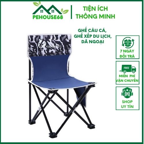 Ghế Xếp Gấp Gọn Đi Câu Và Đi Phượt Chất Liệu Vải Dù Cao Cấp Kiểu Dáng Quân Đội