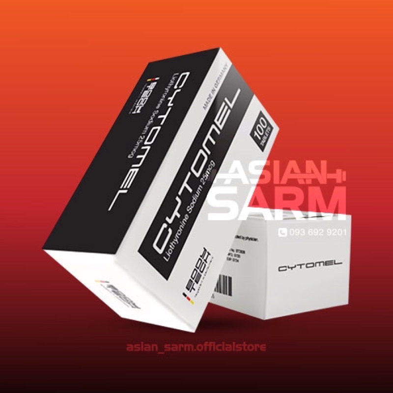 CYTOMEL (LIOTHYRONINE SODIUM 25MCG) - T3 - Bodytech Hộp 100 viên