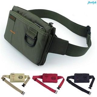 Túi đeo hông chống trộm có khóa kéo phong cách thể thao cho nam nữ