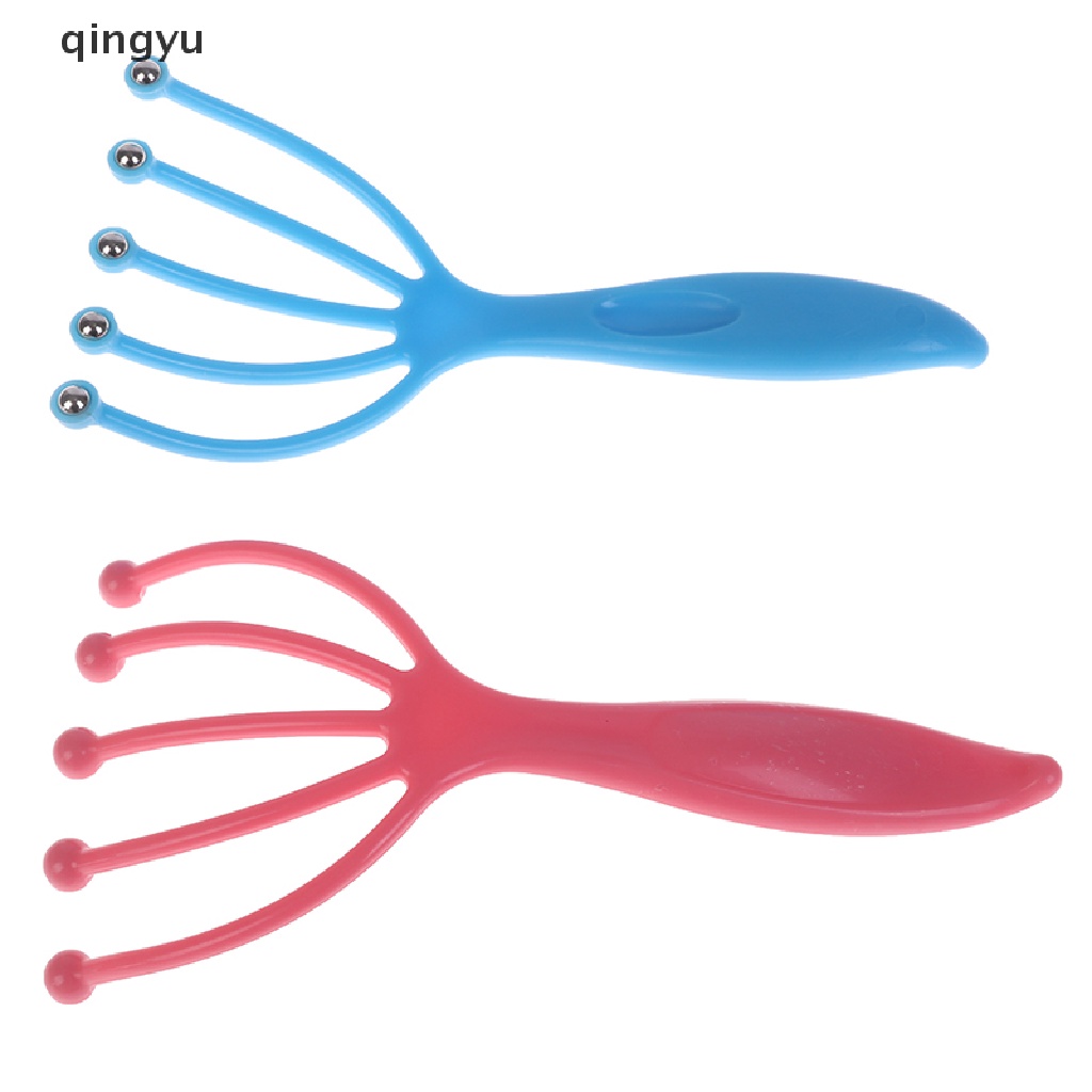 Qingyu Rake Dụng Cụ Massage Đầu Thư Giãn Năm Ngón