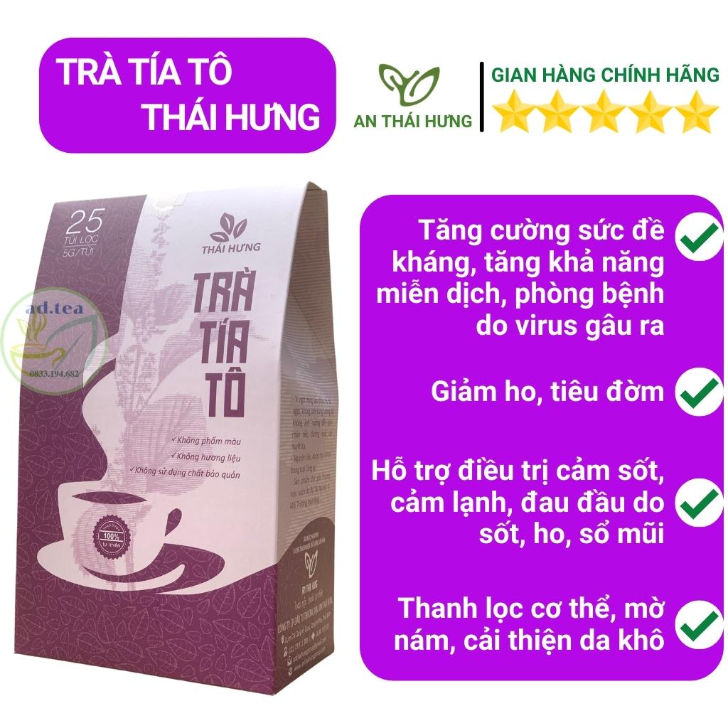 Trà Túi Lọc Thảo Dược Thái Hưng Nhiều Vị - Thìa Canh, Đinh Lăng, Giảo Cổ Lam, Cà Gai Leo, An Dạ, An Gút, Tía Tô