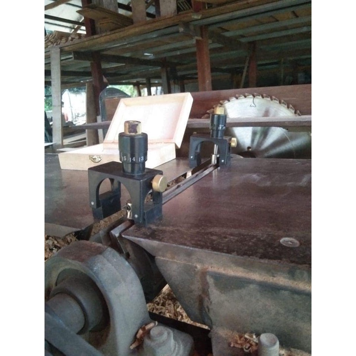 Bộ cữ lắp lưỡi bào cuốn - căn chỉnh lưỡi bào -đầu hút nam châm cực mạnh - nhanh chóng chính xác