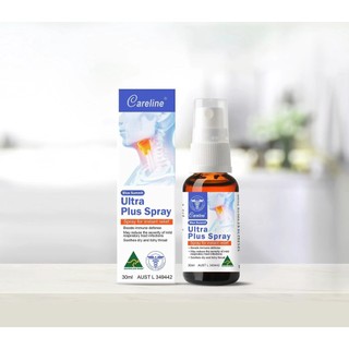 [ HÀNG ÚC NHẬP KHẨU MẨU MỚI ] Chai xịt họng Keo Ong Careline  Úc 30ml