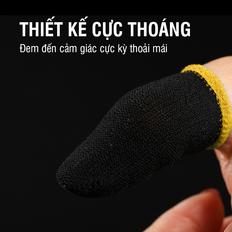 Combo 10 chiếc bao tay chơi game Mobile - Chống mồ hôi tay, tăng độ nhạy cảm ứng