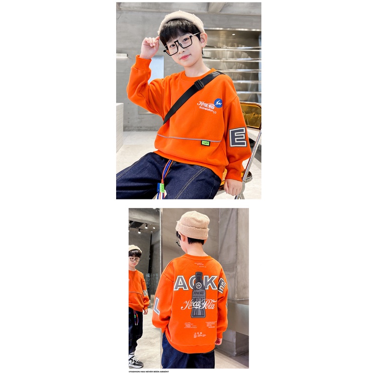Planet Áo sweater Form Rộng Thời Trang Xuân Thu Cho Bé