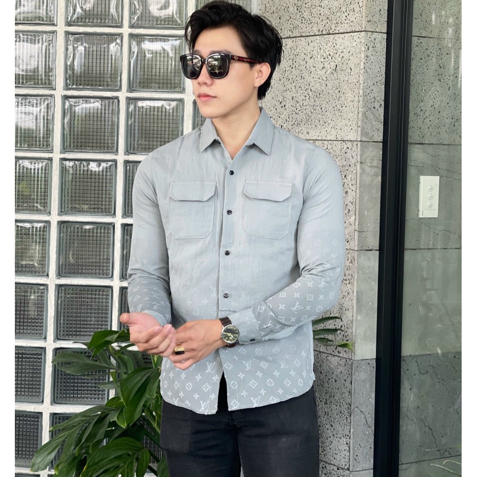 💥Áo sơ mi nam dài tay họa tiết hàn quốc thời trang cao cấp siêu đẹp