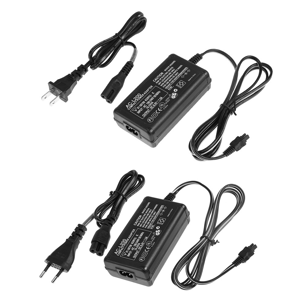 Cục Sạc Máy Quay Phim 100V-240V AC Cho Sony AC-L200 L25B