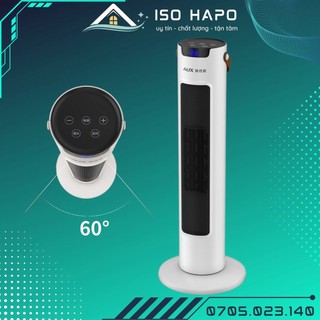 Quạt sưởi điện AUX chính hãng chế độ bảo vệ quá nhiệt có lưới bảo vệ an toàn, Máy sưởi cây xoay 60 độ làm ấm trong phòng